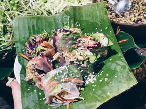 Vegan wrap at Night Market - Vegan Wrap Stall in Pai