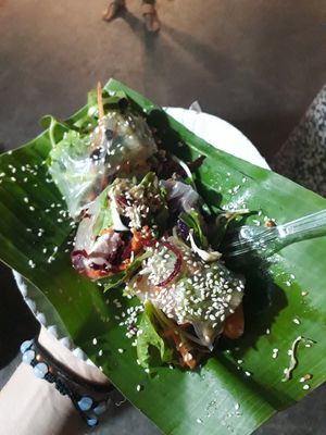 60 baht at Night Market - Vegan Wrap Stall in Pai