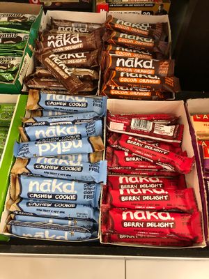 Nakd bars at SuperNature in Central Singapore