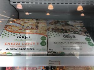 Daiya vegan pizzas at SuperNature in Central Singapore