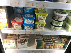 Earth balance spread and more vegan cheeses at SuperNature in Central Singapore