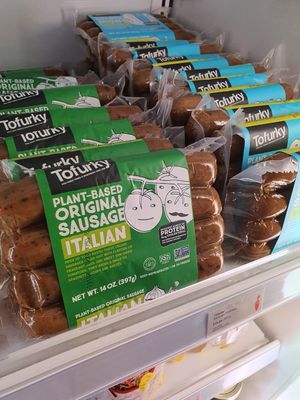 Tofurky plant based sausage ~ Circuit Breaker Period Phrase 2 at SuperNature in Central Singapore