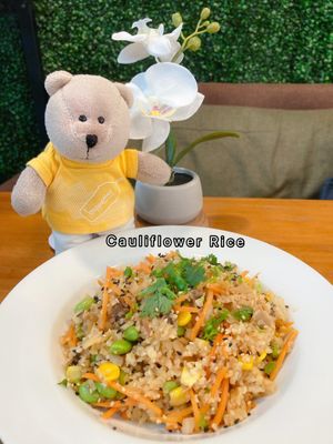 Cauliflower rice  at Soul ALife - Changi City Point in East Singapore
