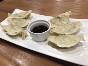 Pan fried dumpling  at Soul ALife - Changi City Point in East Singapore