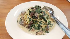 Mushroom Spinach Pasta  at Soul ALife - Changi City Point in East Singapore