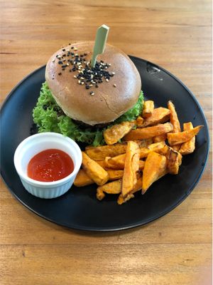 Teriyaki burger at Soul ALife - Changi City Point in East Singapore