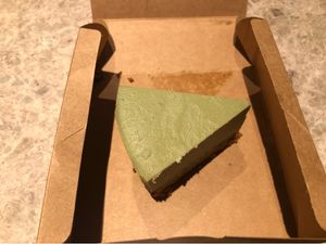 Matcha cheesecake （vegan) at Soul ALife - Changi City Point in East Singapore