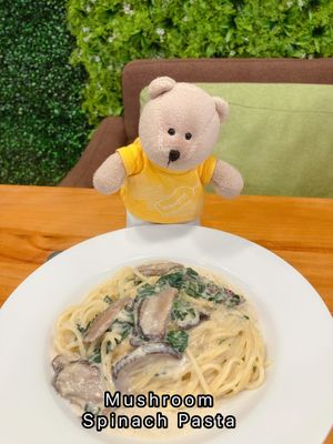 Mushroom Spinach Pasta at Soul ALife - Changi City Point in East Singapore