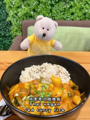Thai Red curry rice  at Soul ALife - Changi City Point in East Singapore