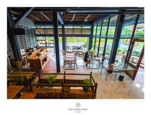 In the restaurant at Sri Chiang Yeun House in Chiang Mai