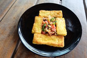 French toast Stuffed at Sri Chiang Yeun House in Chiang Mai