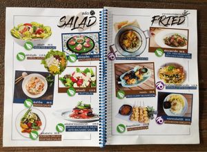 menu 1 at Sri Chiang Yeun House in Chiang Mai