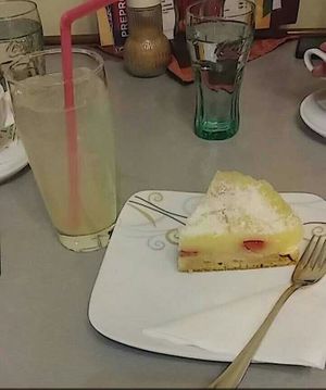 Vegan cake.

Photo by: Anja P. on Facebook at Marelica in Celje