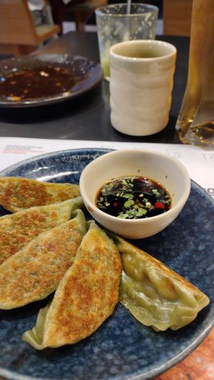 Vegetable Gyozas at Wagamama in Birmingham