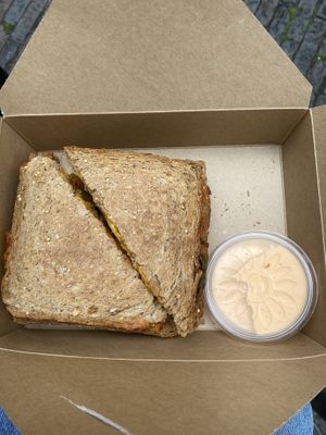 kimchi toastie at Toastable in Amsterdam