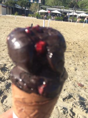 Dark chocolate  at Kavarna Cacao in Portoroz