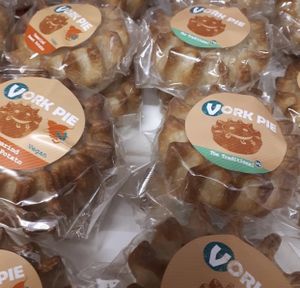 vork pies at Christopher James Delicatessen in Leicester