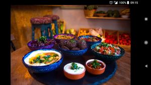 Mezze plater. All vegetarian. May be adapted into vegan just asking for i!!! at Shouk in Drumcondra