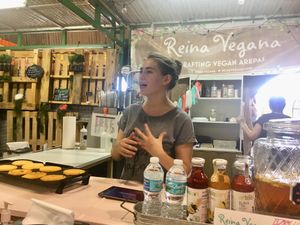 Reina Vegana Vegan Arepas  at Reina Vegana in Hollywood