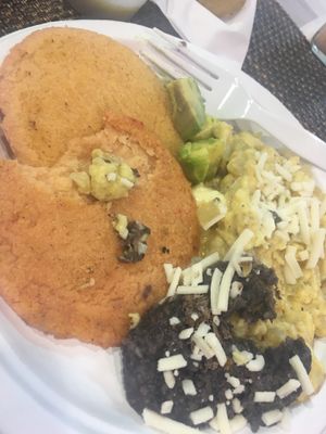 Breakfast trio.  at Reina Vegana in Hollywood