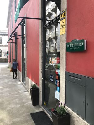Outside at Boulevard Burger House in Porto