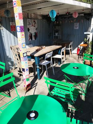 Outside seating so cute! at Revival in Whitstable