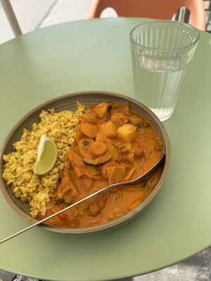 Mangold-Curry  at Karma Food - Laurenzerberg in Vienna
