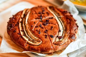 Vegan Banana Bread at Karma Food - Laurenzerberg in Vienna