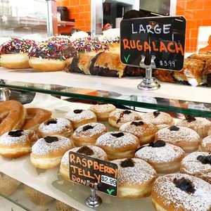Vegan donuts  at Frena Bakery and Café - Soma in San Francisco
