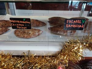 Vegan pockets at Frena Bakery and Café - Soma in San Francisco