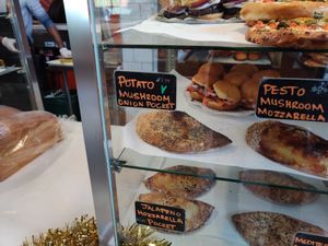 Another vegan pocket at Frena Bakery and Café - Soma in San Francisco
