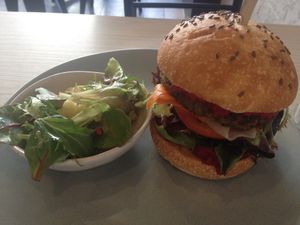 Vegan Burger at Tonic & Grace in Malvern