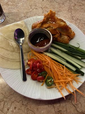 Vegan duck wraps   at Hochi Mama in Melbourne