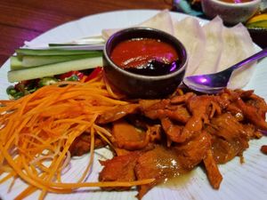 Duck wraps at Hochi Mama in Melbourne