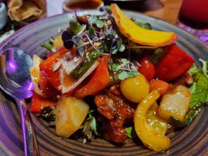 Sweet and sour duck,  chunky at Hochi Mama in Melbourne