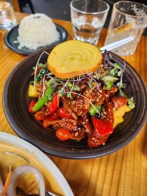 Sweet & Sour Vegan Duck at Hochi Mama in Melbourne