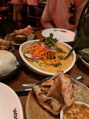 Roti and Southside curry   at Hochi Mama in Melbourne