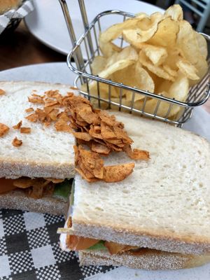 BLAT with crisps  at Little Things Coffee in Blackburn