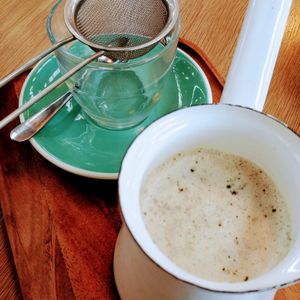 Almond chai  at Little Things Coffee in Blackburn