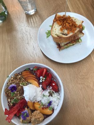 Açai and BLAT at Little Things Coffee in Blackburn