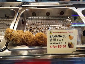 Banana big at Kee's Crispy Goreng Pisang in Central Singapore