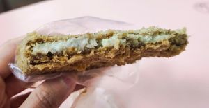 Fried yam at Kee's Crispy Goreng Pisang in Central Singapore