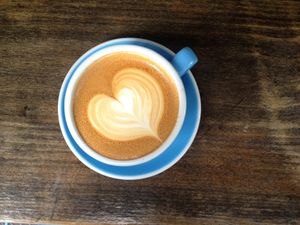 soy flat white at Way2live Cafe & Pantry in Hammondville