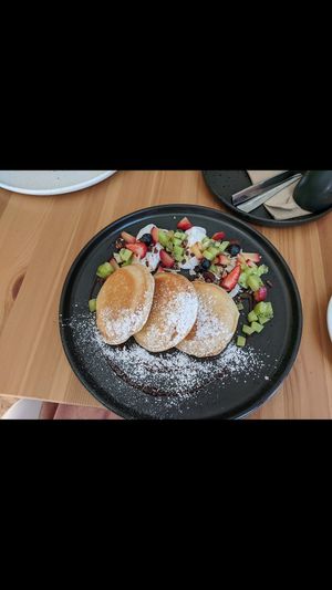 Fluffy pancakes 😍 at Way2live Cafe & Pantry in Hammondville