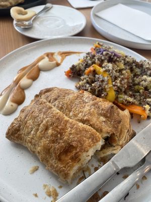 Unfortunately I started eating mine but was a pumpkin, cheese and spinach pastry 🤤♥️🤤  at Way2live Cafe & Pantry in Hammondville