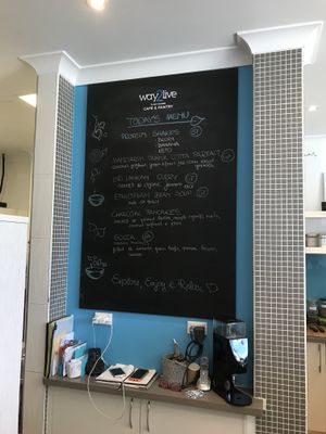 The menu changes daily at Way2live Cafe & Pantry in Hammondville