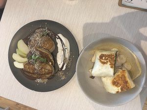 Pancakes & Duck Wrap at Way2live Cafe & Pantry in Hammondville