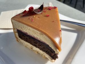 Vegane Torte   at Cafe Central in Portoroz