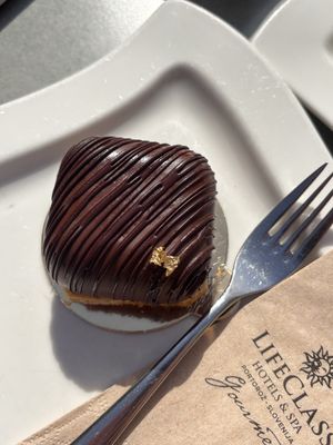   at Cafe Central in Portoroz