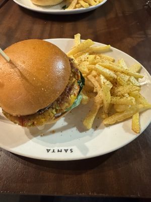 Veggie burger  at Santa & Co in Santander